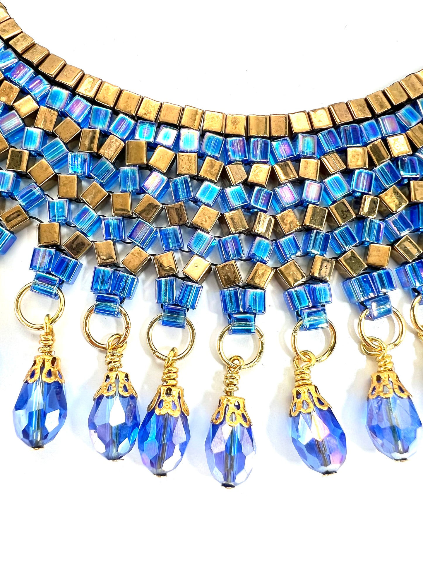 Blue Crystal Necklace