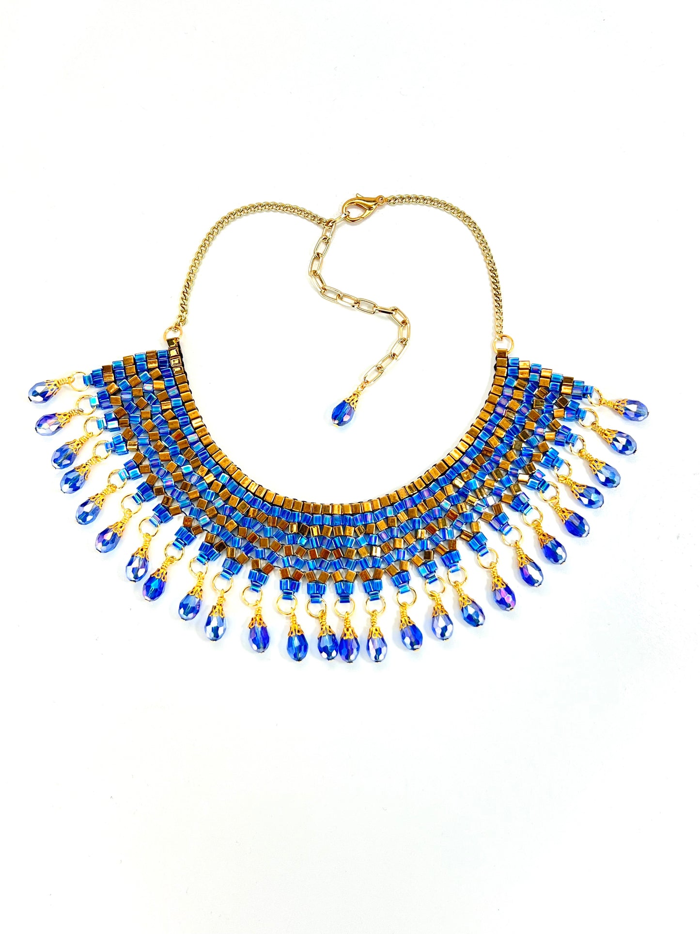 Blue Crystal Necklace